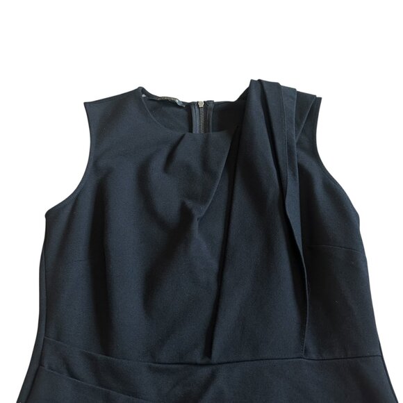 Kobi Halperin Black Shift Dress Sleeveless Defined Waist Stretch Size 2 Women's - Picture 2 of 12